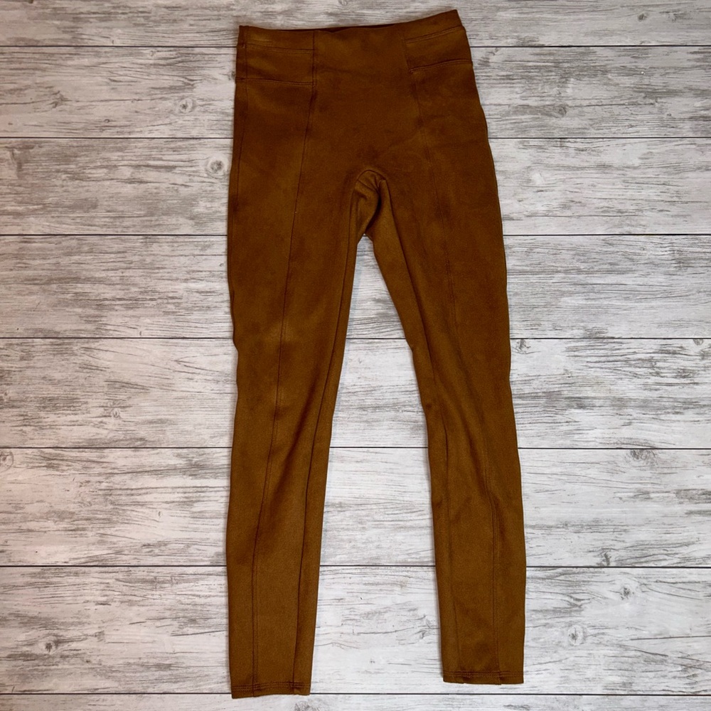 SPANX Faux Suede Leggings Size Small